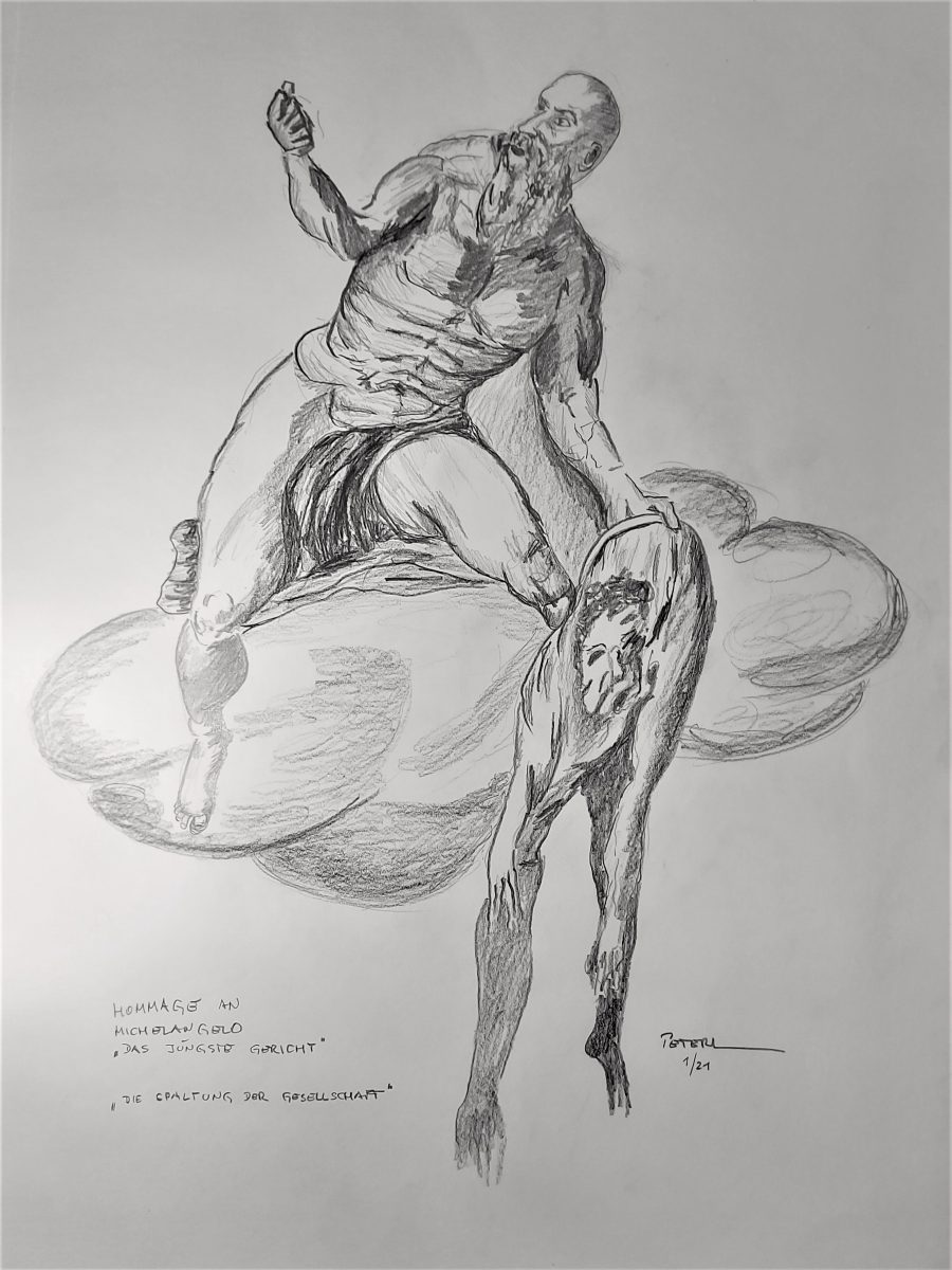 Spaltung der Gesellschaft, Hommage an Michelangelo