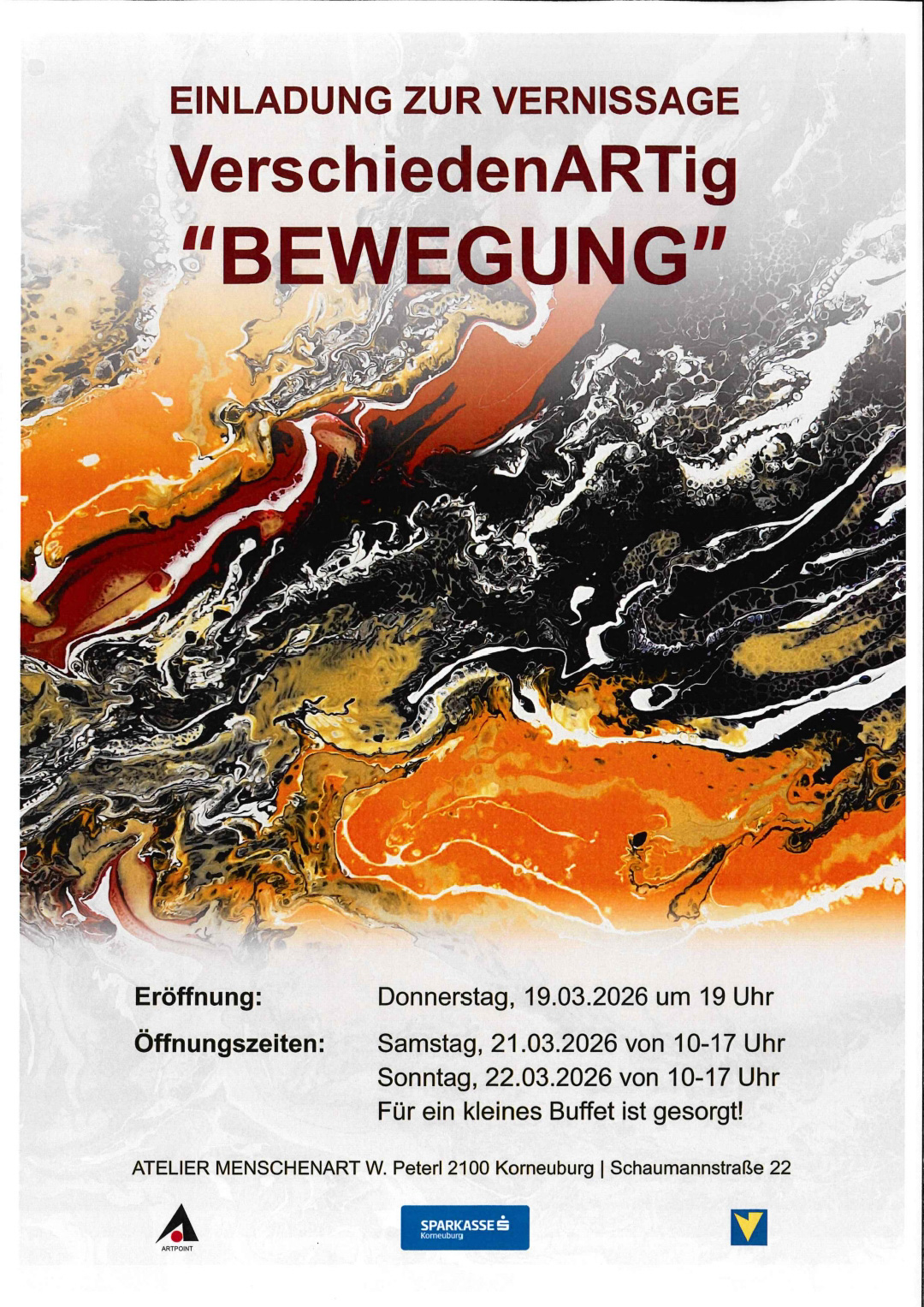 Frühjahrsaustellung  VerschiedenARTig  „BEWEGUNG“